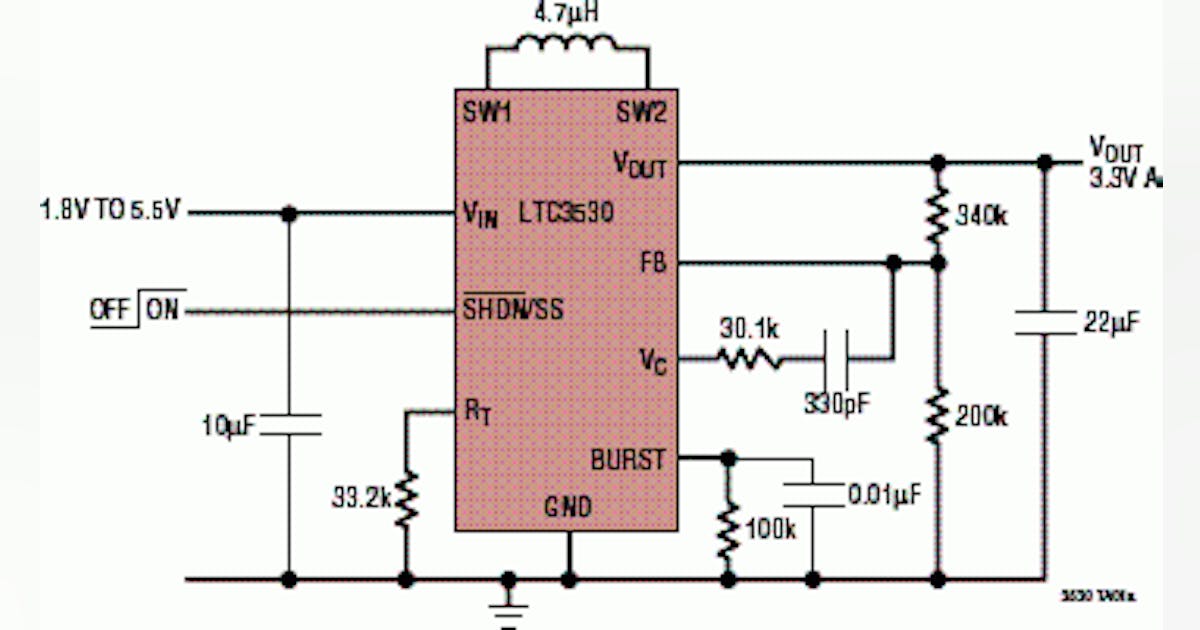 Buck-Boost Converter Expands Capabilities For Battery Powered Designs