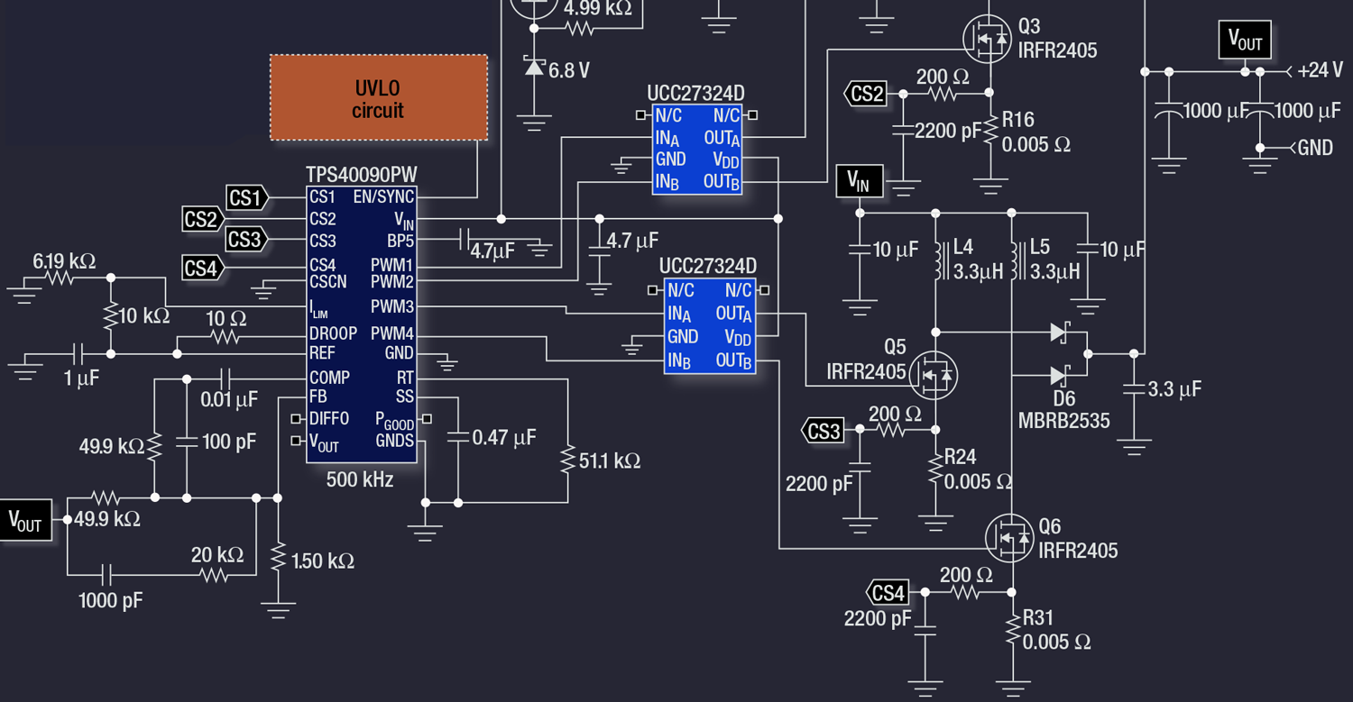 Multiphase Boost Converter Powers Car Audio Amp Electronic Design