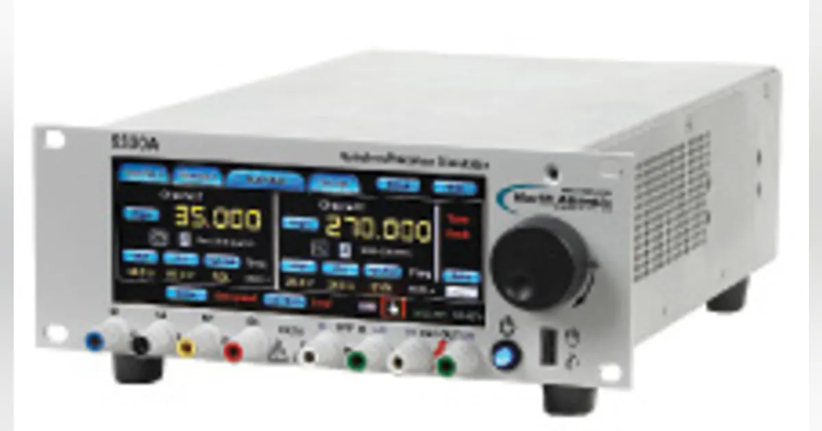 Synchro/resolver simulator is programmable and self-calibrating ...