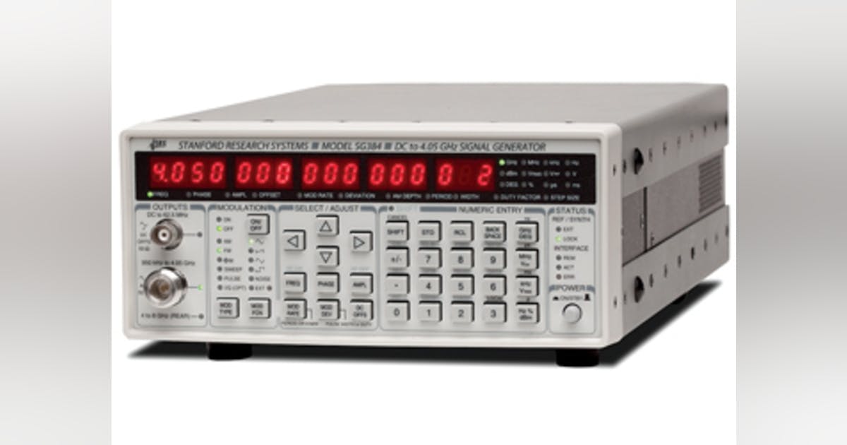 Signal generator features frequency synthesis technique Circuit Diagram