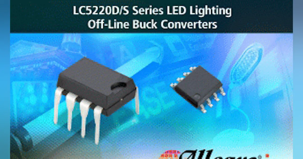 LED driver ICs suit consumer lighting market | Electronic Design