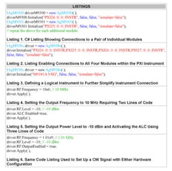 Listings Listings
