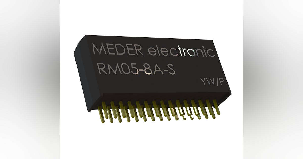 Reed Relay Module Mounts On PCB | Electronic Design