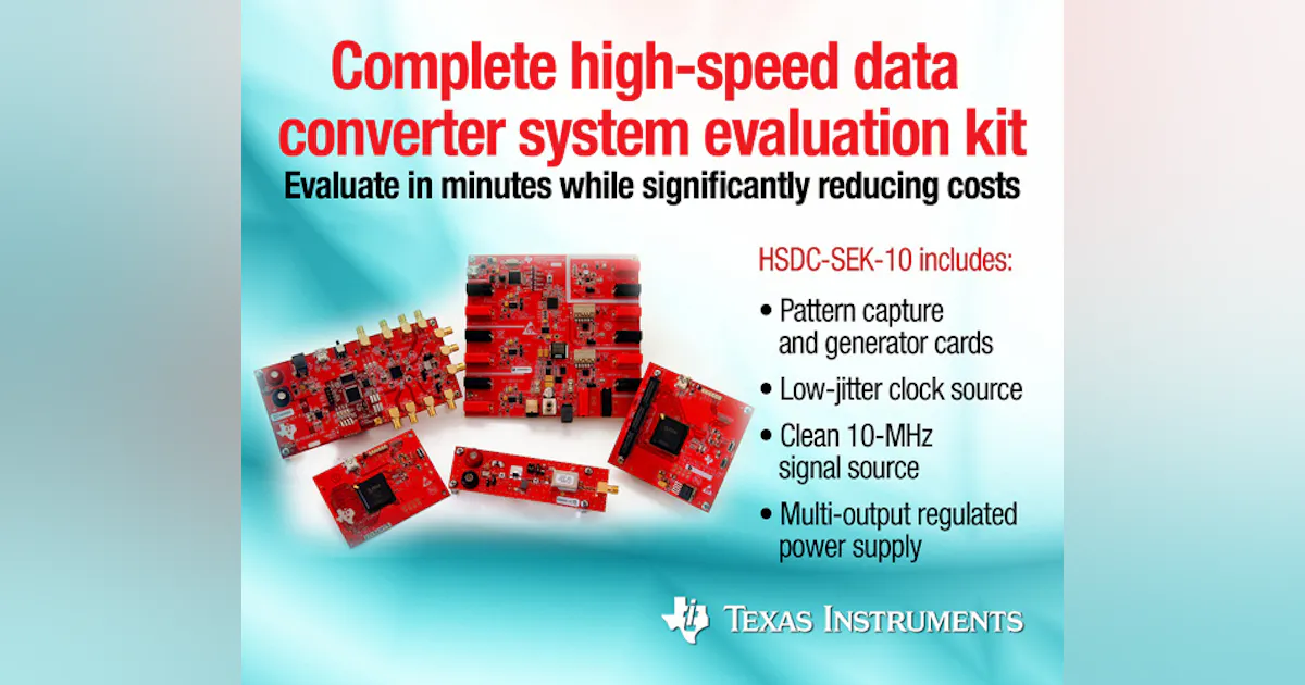 Data Conversion Device Complete High-Speed Data Converter System Evaluation Kit | Electronic ...