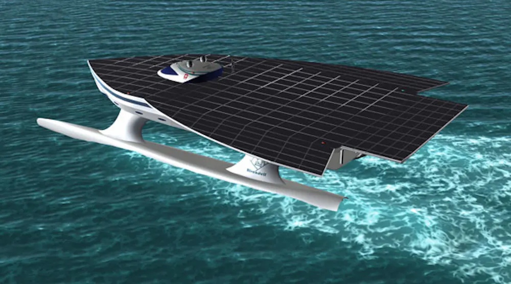 Solar Ship Working Solar-Powered Ship Travels the World | Electronic Design
