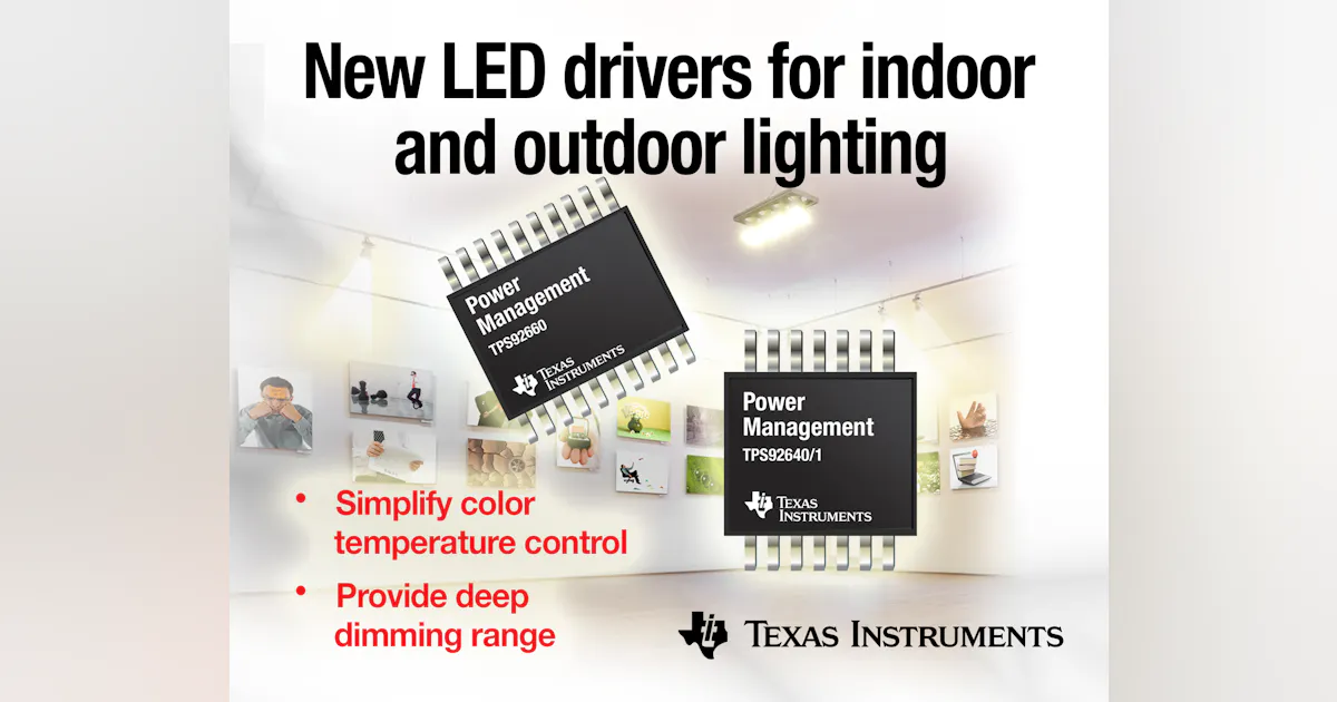 LED Drivers Enhance Dimming Performance and Color Rendering ...