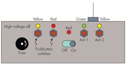 5. The simple front panel with momentary pushbutton switches is the only user interface. 5. The simple front panel with momentary pushbutton switches is the only user interface.