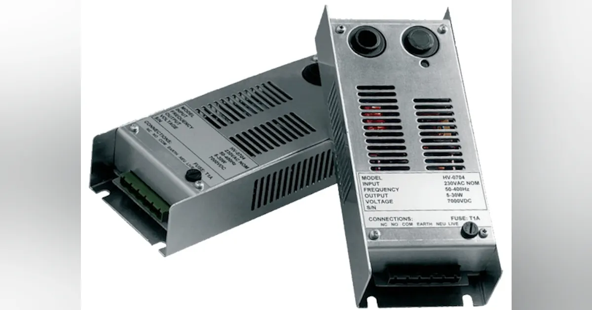High-Voltage AC/DC Module Produces Up To 12 kV | Electronic Design