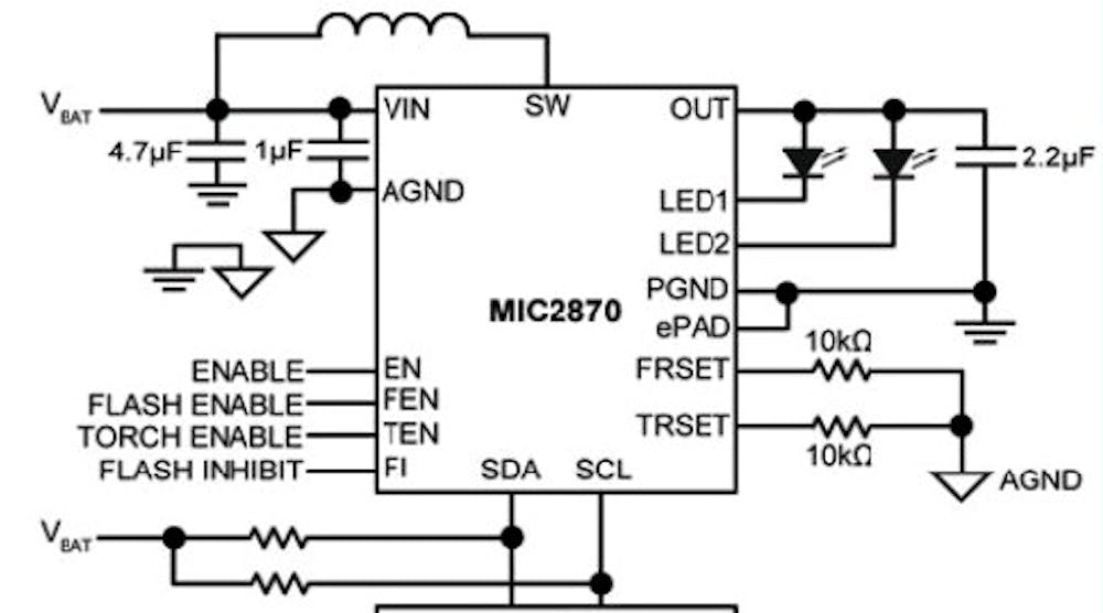 High Current Camera Flash LED Drivers | Electronic Design