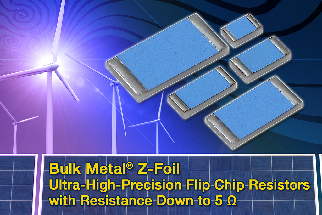 Resistance Range of VFCP ZFoil UltraHighPrecision Flip Chip COTS