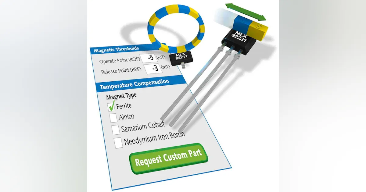 Sensor Solutions Factory-Programmable Digital Hall Effect Sensors | Electronic Design