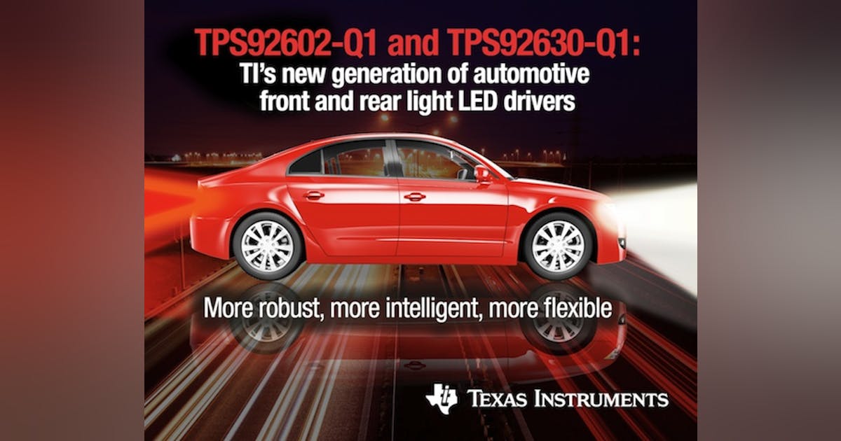Next-Generation Automotive LED Drivers For Front And Rear Lights ...