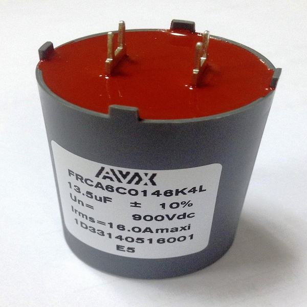 DC-Link Film Capacitor Series Has Snap-In Terminals To Ease Mounting ...