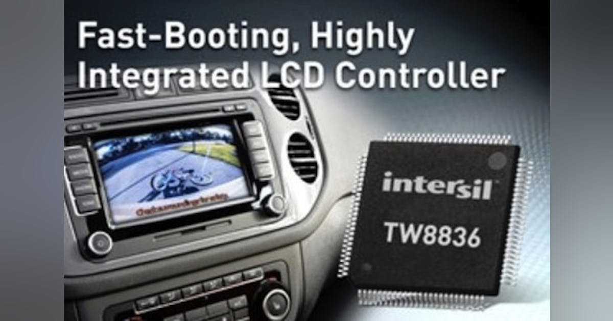 Integrated LCD Controller Technology Improves Vehicle Safety ...