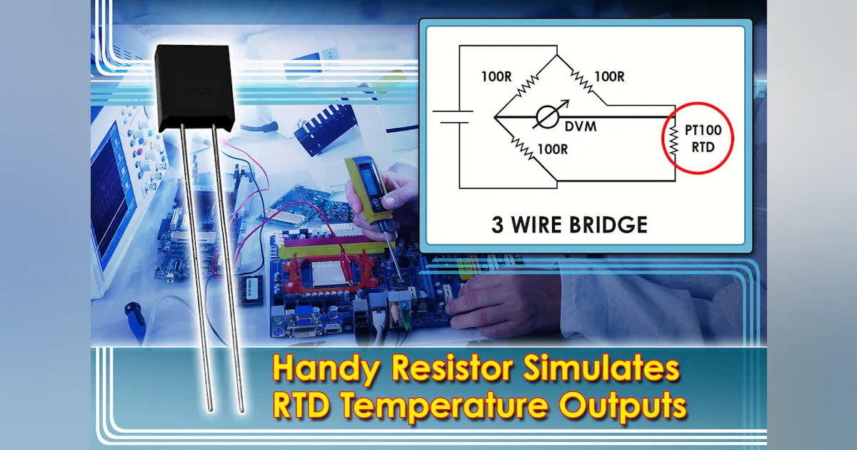 RTD Simulator Features Built-in Climate Control | Electronic Design