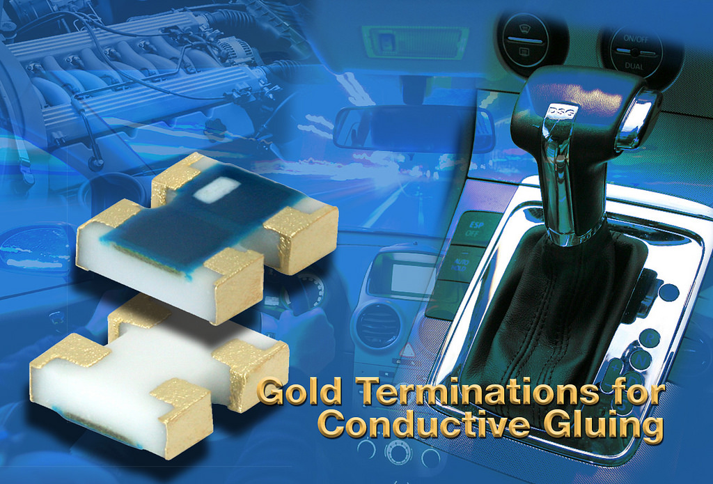 Precision Thin Film Chip Resistor Arrays Features Gold Terminations for