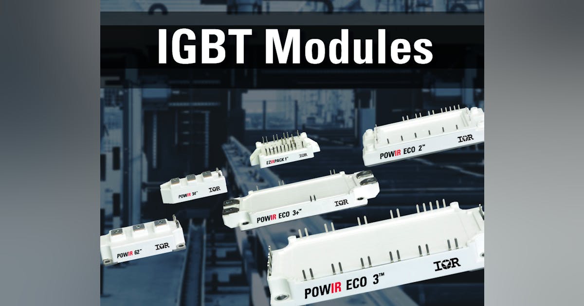 Family of IGBT Modules for High Power Industrial Applications ...