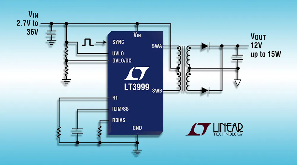 36V Monolithic 1A Push-Pull DC/DC Transformer Driver with Programmable ...