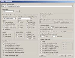 Configuration Screen Of Audio Precisions Test Solution For Dolby Ms11 Compliance Testing 030315 Configuration Screen Of Audio Precisions Test Solution For Dolby Ms11 Compliance Testing 030315