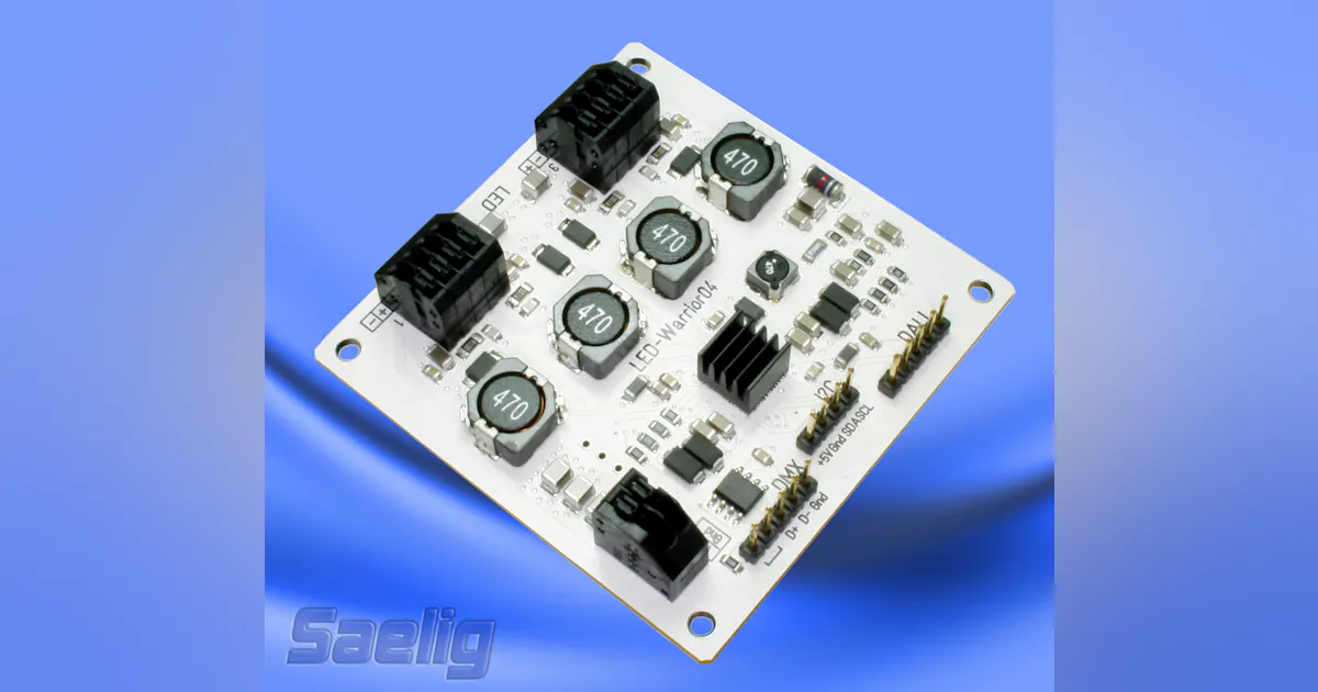 4 Led With Programming Control Four-Channel Intelligent LED Controllers | Electronic Design