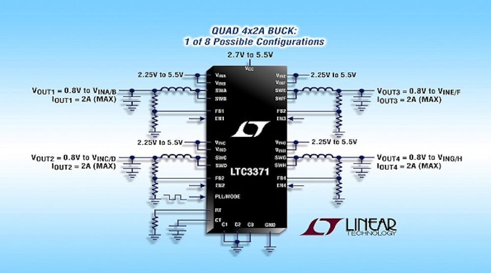 Configurable Buck DC/DCs Deliver From 2 to 4 Independent Outputs ...