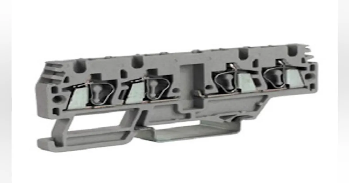 Spring Clamp Terminal Block Design Expanded Offering of Feed-Through Spring Clamp Terminal Blocks ...