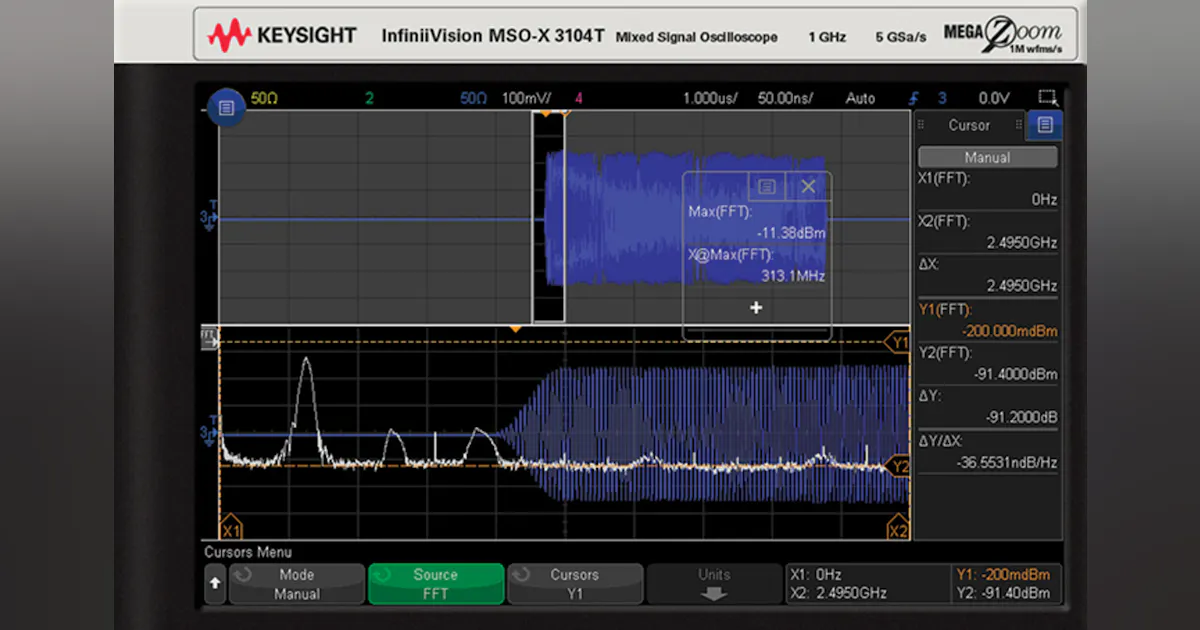Scope FFT and waveform math functions take on RF measurements ...