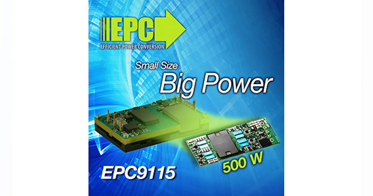 500 Watt Eighth Brick DC-DC Converter Achieves 96.7% | Electronic Design