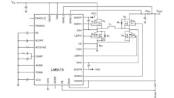 Figure 5. Simplified schematic of 204W buck-boost converter. Figure 5. Simplified schematic of 204W buck-boost converter.