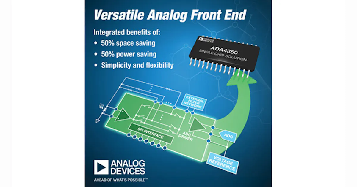 Integrated Analog Front-end Simplifies Sensor Interfaces | Electronic ...