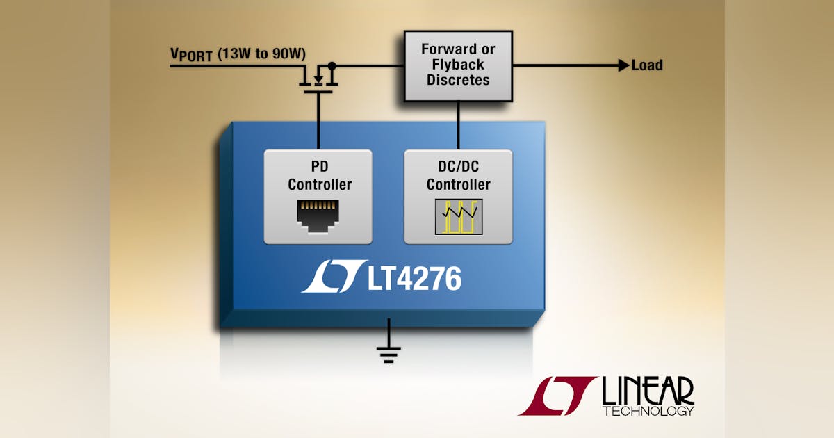High Efficiency LTPoE++ PD Controllers Integrate Forward/Flyback ...