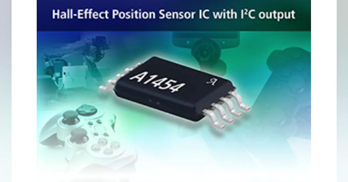 3V Hall Effect Linear Sensor IC With I C Output Electronic Design 3v hall effect linear sensor ic with i c output electronic design