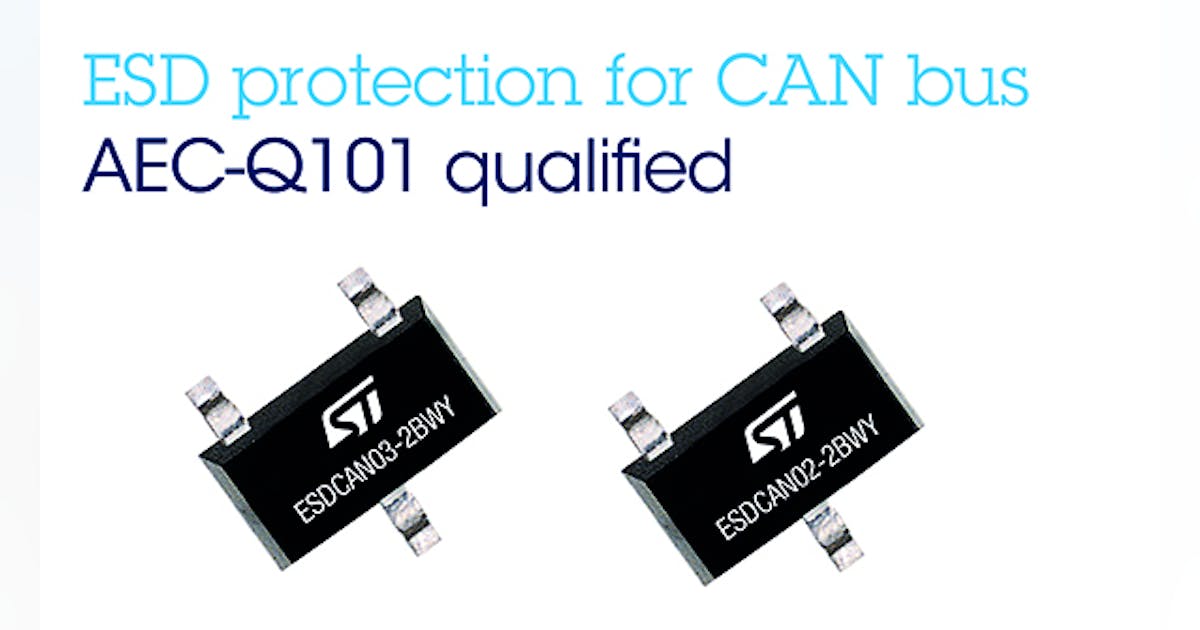 Automotive CAN ESD Protection Devices Comply with Key Interface ...