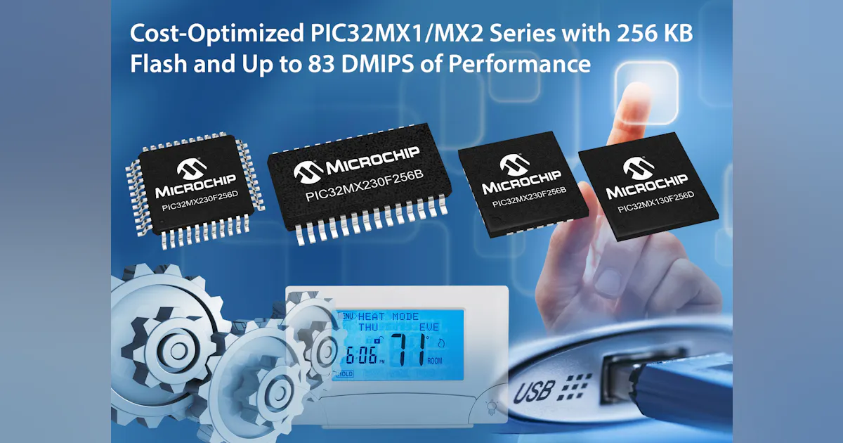 32-bit Microcontroller Series Features Cost-Optimized 256 KB Flash ...