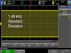 1. This signal is improperly scaled; it should be scaled horizontally to only show about one period. 1. This signal is improperly scaled; it should be scaled horizontally to only show about one period.