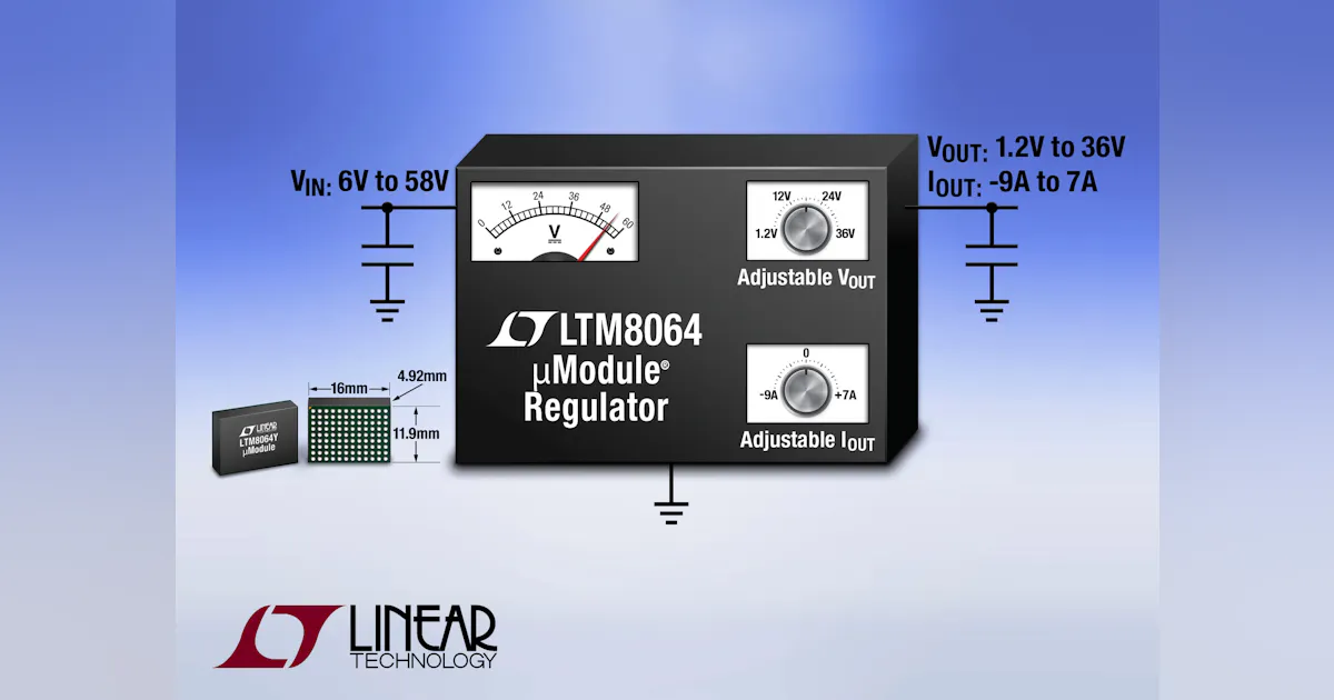 Two Module Step Type Electronic Regulators Step-Down µModule Regulator for Driving LEDs, Supercaps, Lasers ...