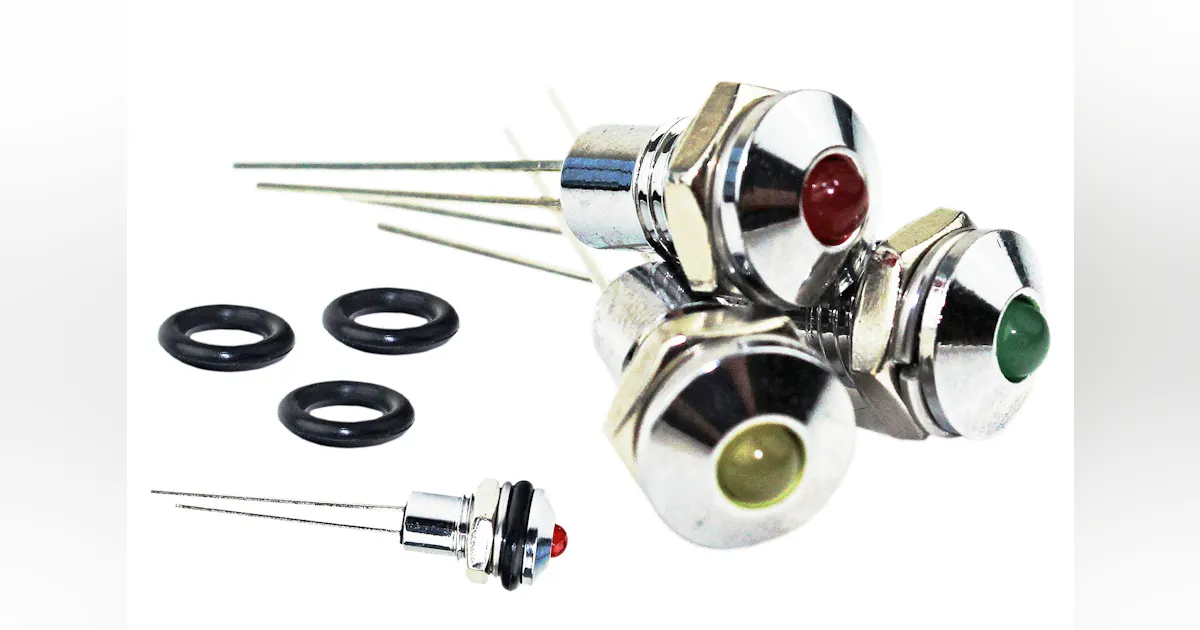 3mm Diffused LED Front Panel Mount Indicator | Electronic Design