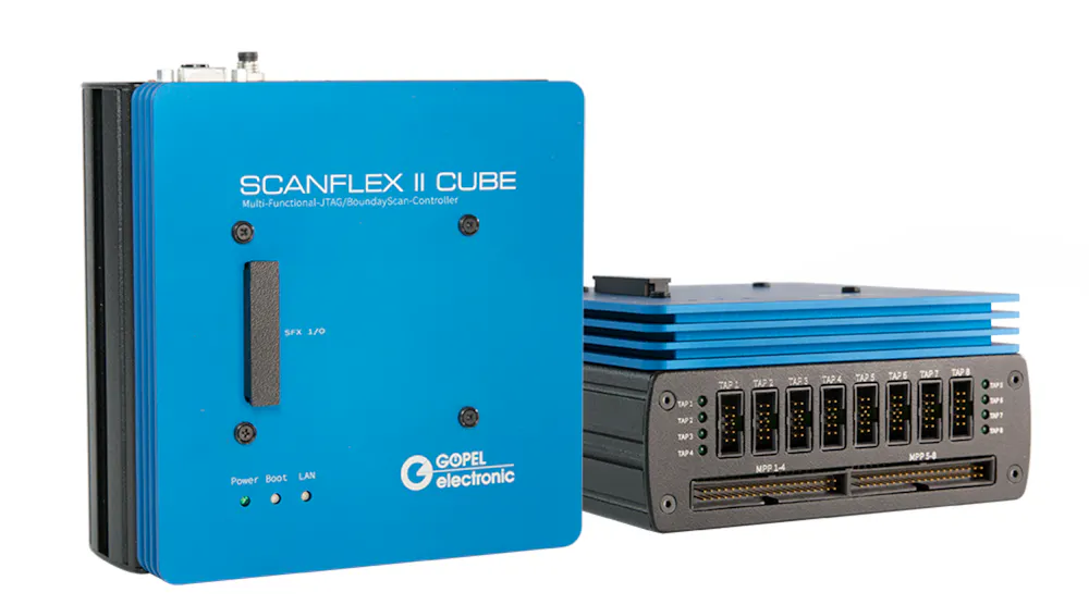 Scanflex Poly Goepel announces SCANFLEX II CUBE JTAG/boundary-scan controller ...