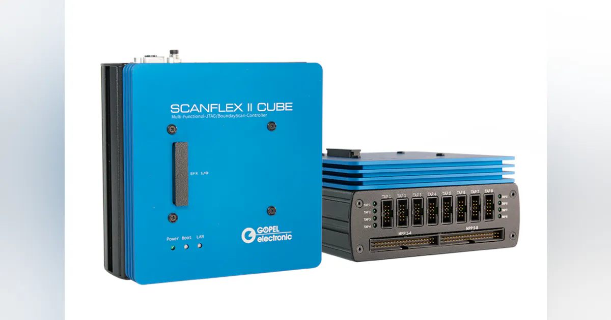 Scanflex Goepel announces SCANFLEX II CUBE JTAG/boundary-scan controller ...