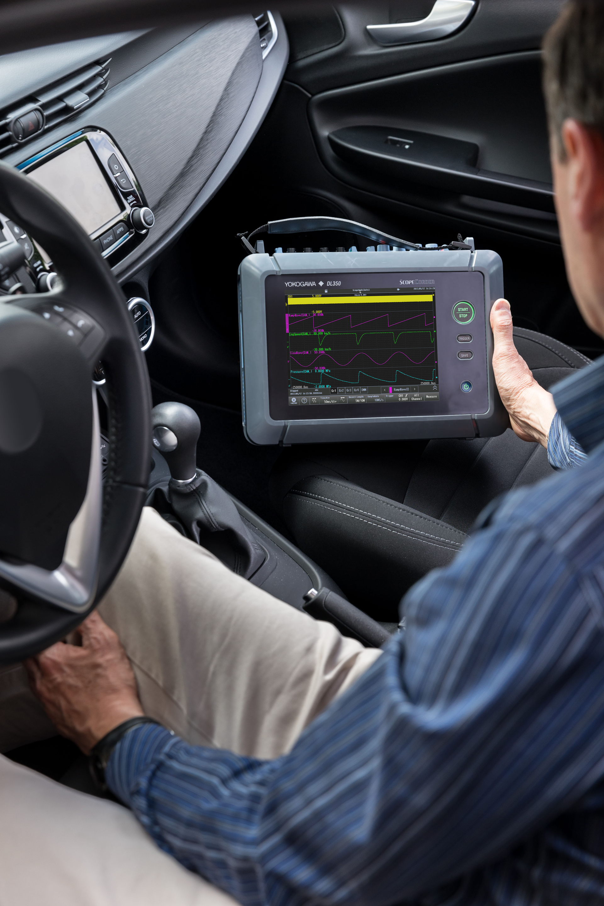 Yokogawa Dl350 In A Car1