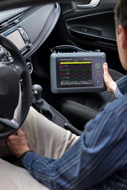 Yokogawa Dl350 In A Car1 Yokogawa Dl350 In A Car1