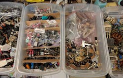 2. Eric Schlaepfer keeps a healthy assortment of switches in his “junk box,” so he can find something to keep his project moving forward without waiting for part deliveries. 2. Eric Schlaepfer keeps a healthy assortment of switches in his “junk box,” so he can find something to keep his project moving forward without waiting for part deliveries.