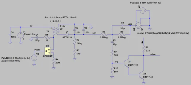 Geiger Interface Geiger Counter Schematic How To Make A Geiger Counter Count EE Times