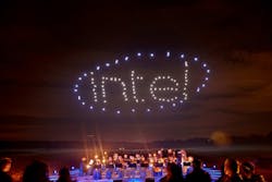 Www Electronicdesign Com Sites Electronicdesign com Files Swarming Drones Fig 4 Intel Drone 100 Light Show2 1024x683 2