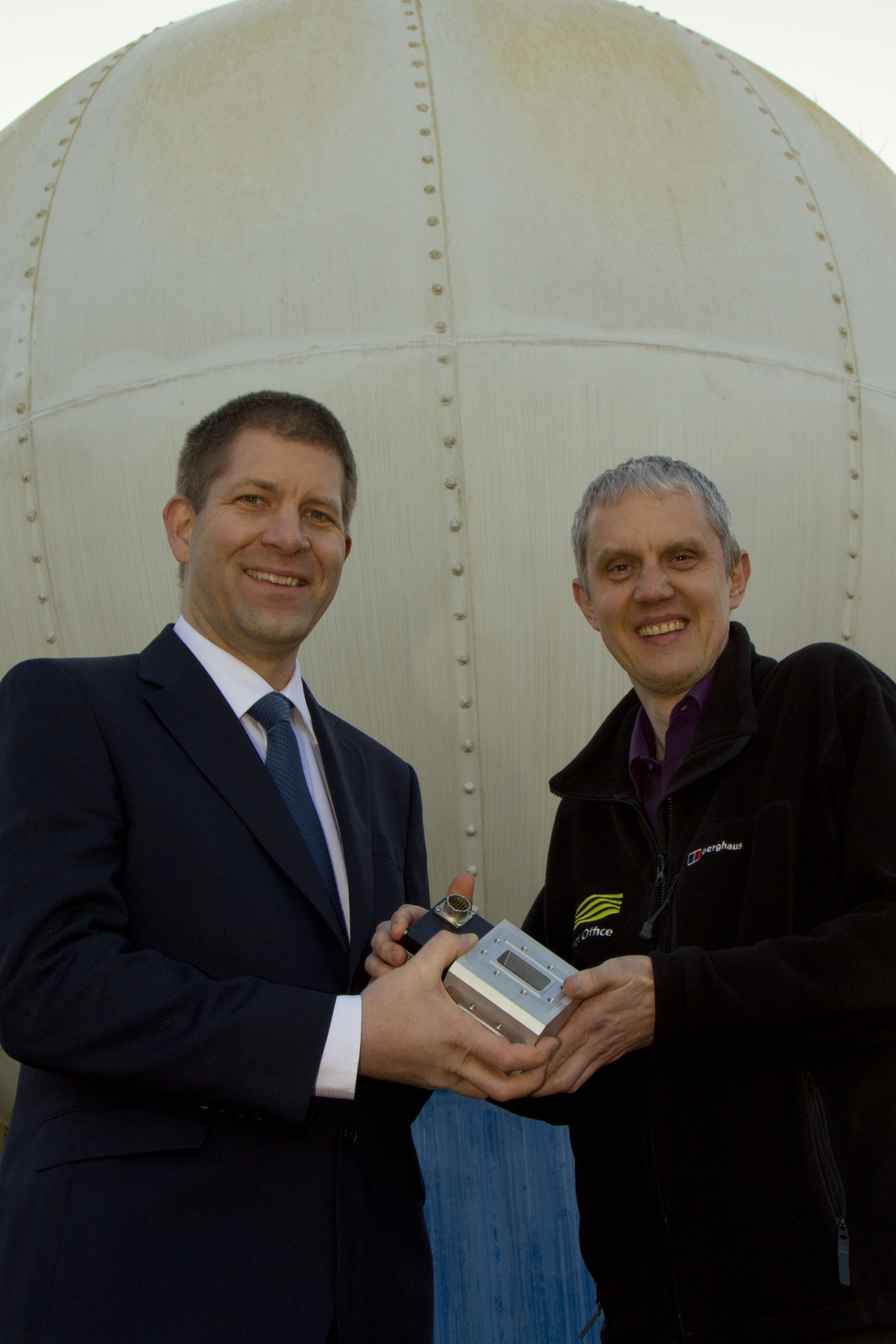 Flann Microwave Professor James Watts And Chris Sloan