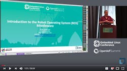 3. One of the presentations at ELC was “Introduction to the Robot Operating System (ROS) Middleware” by Mike Anderson of The PTR Group. 3. One of the presentations at ELC was “Introduction to the Robot Operating System (ROS) Middleware” by Mike Anderson of The PTR Group.