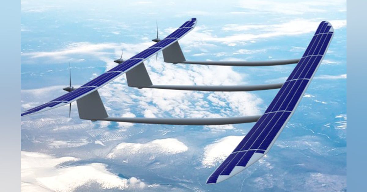 Prototype Solar Powered High Altitude UAV Undergoing Flight Tests