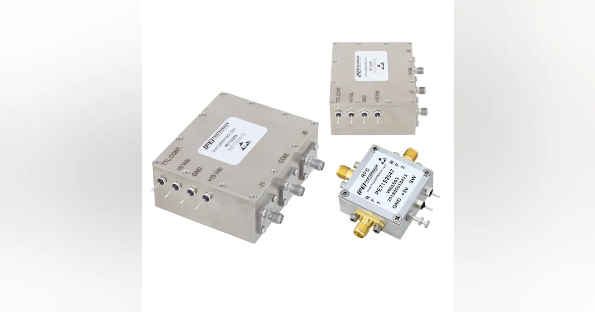 Diode Array Rf Switch Pasternack debuts SPDT PIN-diode RF switches with 50-Ω reflective ...