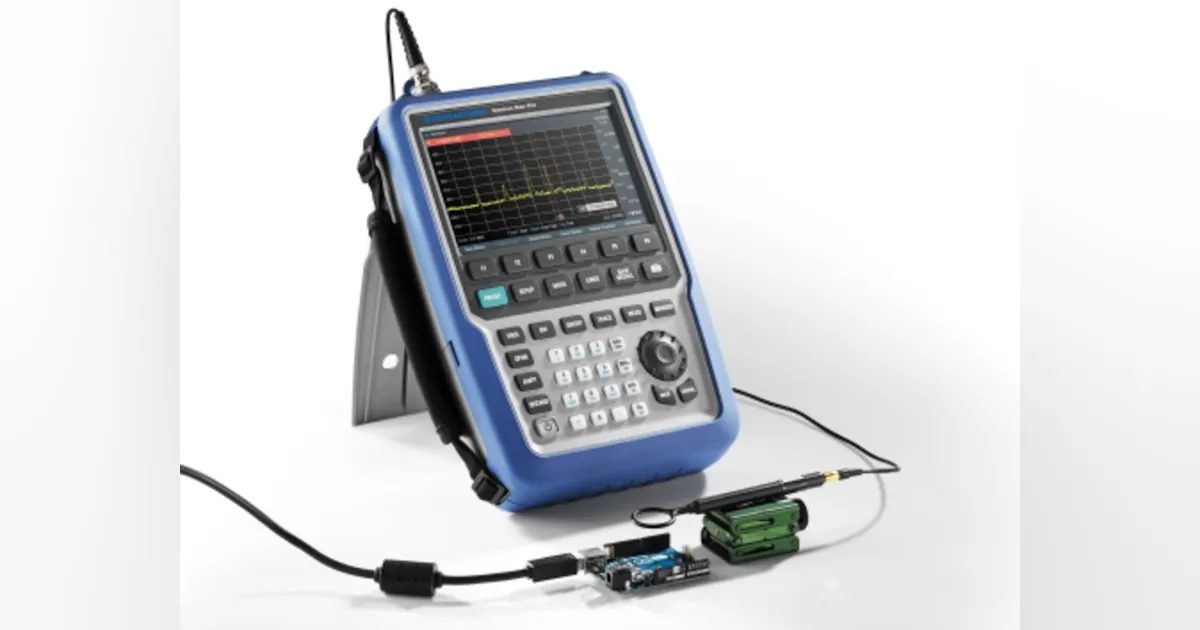 Fph Spectrum Rider Rohde & Schwarz adds new handheld microwave spectrum analyzers to ...
