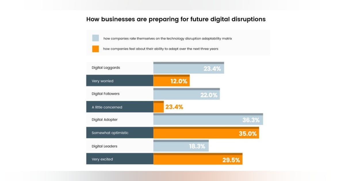 Survey: 35% of companies see digital disruption as an opportunity, not ...